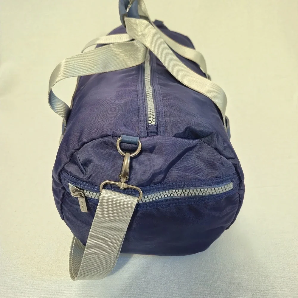 Dolce & Gabbana Navy Blue Medium Sz Heavy Nylon Duffle Bag Large Zipper